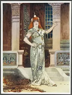 Vintage Theatre Images Drucke: Bernhardt / Iseyl 1903