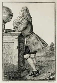 Swiss Mathematician Drucke: BERNOUILLI, Daniel (1700-1782). Swiss mathematician