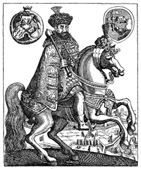 Hungarian Royalty Drucke: Bethlen Gabor, King