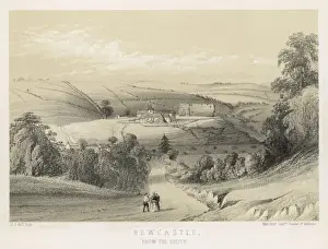 Cumbria Historical Landmarks Drucke: Bewcastle Fort