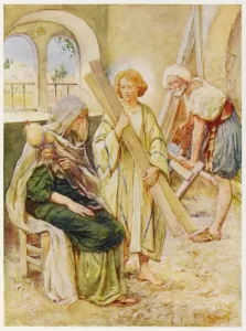 Jesu als Zimmermann