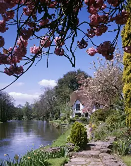 Bicklegahus am Fluss Exe, Devon