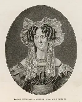 19th Century European Royalty Drucke: Bismarcks Mother