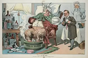 Vintage Cartoon Art Drucke: A bitter dose