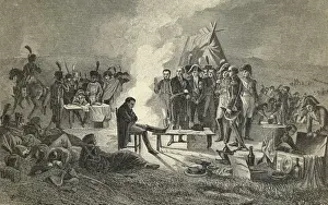 Military Leader Portraits Drucke: Bivouac at Wagram
