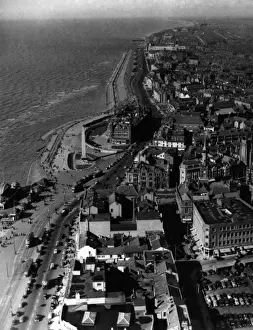 English Seaside Resort Drucke: Blackpool from Tower
