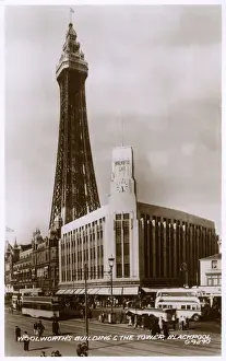 Blackpool Turm Drucke: Schwarzwald / Woolworths