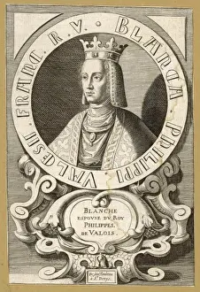 Medieval Queen Drucke: Blanche De Navarre