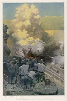 Mining Industry Images Drucke: Blasting at Emperador