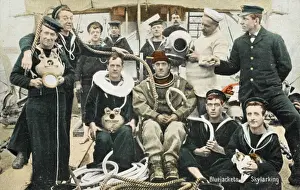 Historical Naval Images Drucke: Bluejackets - Skylarking