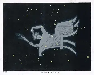 Sternkarten Drucke: Kurzstrecke / Kassiopeja / PL 30