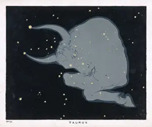 Ancient Astronomy Images Drucke: Blunt / Taurus / Plate 39
