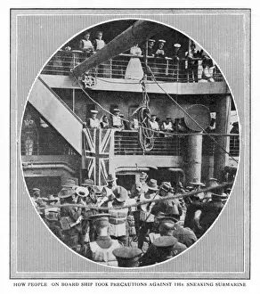 Titanic Sister Ship Drucke: On Board Britannic