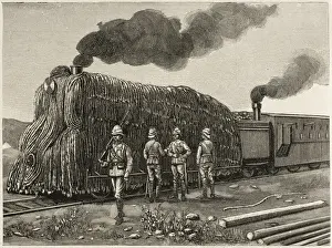 Boer War History Drucke: Boer War Armoured Train
