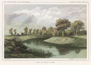 Covered Wagon Travel Drucke: Bois De Sioux River