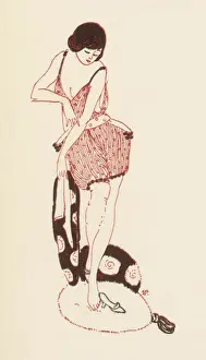 Vintage Lingerie Drucke: Bon Ton / Cami-Knickers
