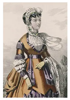 Mary Evans Prints Online Shop Drucke: Bonnet / August 1868