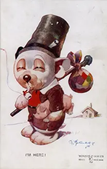 Bonzo The Dog Drucke: Bonzo dressed as a wanderer