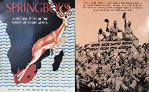 Second World War Troops Drucke: Booklet, Springboks during Second World War