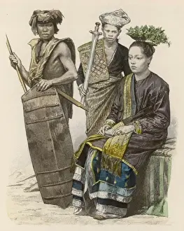 Indonesian History Drucke: BORNEO