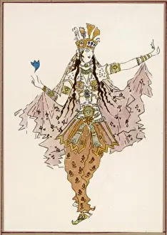 Female Dancer Costume Drucke: Borodin - Igor - 4