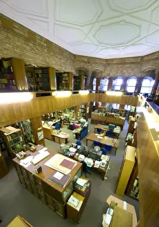 Natural History Museum Interior Drucke: The Botany Library