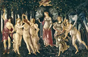 Drucke von BOTTICELLI, Alessandro di Mariano dei Filipepi, auch Sandro (* 1445-1510). Die Frühling ca. 1481 Sandro Botticelli Drucke: Alessandro Botticelli von Mariano der Familie Felipei