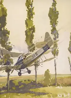 French Aviator History Drucke: Boucher / Crash 1932
