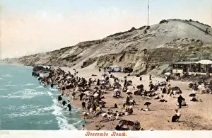 Dorset Seaside Resorts Drucke: Bournemouth. Boscombe Beach