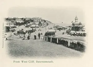 South Coast England Views Drucke: Bournemouth / West Cliff