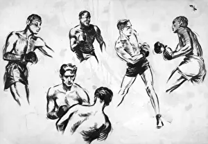 Boxing Gloves History Drucke: Boxers by David Wright