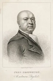 Drucke von Englischer Boxer; dritter Schwerenkampfmeister Englands (?) bis 1750; betrieb eine Boxschule und einen Boxring in London (1742 - 1789); erfand die Regeln des Boxsports und der Handschuhe Boxen Drucke: Kampfsport / Jack Broughton
