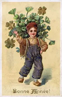Junge mit Knopfblume