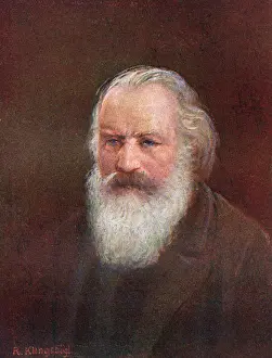 Drucke von Johannes Brahms deutscher Musiker Geburtstag: 1833 - Sterbedatum: 1897 Johannes Brahms Drucke: Brähm und Klingenborg