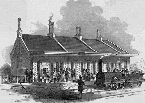 Old Railway Stations In England Drucke: Brandon Station