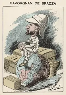 Historical Figure Prints For Sale Drucke: Brazza / Luque / Hommes D au