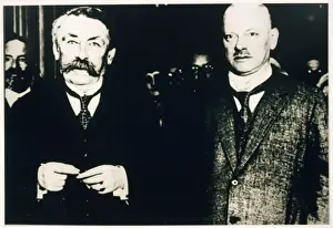 German Politician Drucke: Briand & Stresemann