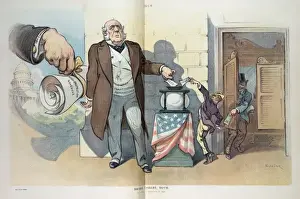 Puck Magazine Illustrations Online Drucke: Bribe takers both