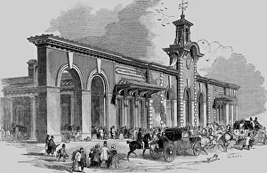 Victorian Era Train Stations UK Drucke: Bricklayers Arms Stn