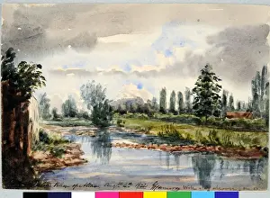 Irish Landscape Art Drucke: Below Bridge of Allan