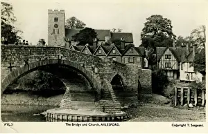 Die Brücke und die Kirche, Aylesford, Kent
