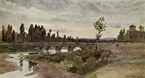 Gerahmter Druck : Brücke in Leon Gerahmter Druck : Brücke in Leon