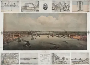 Historic Bridge Construction Drucke: The bridge at St. Louis