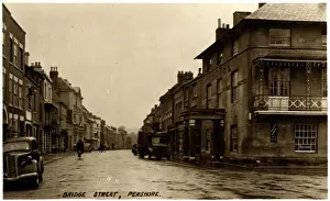 Drucke von Brückengasse Pershore nahe Evesham Worcester Land England Datum der Aufnahme 1930er Jahre Worcestershire Drucke: Brückengasse, Pershore, Worcester-Shire