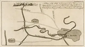Karte des Bridgwater Kanals