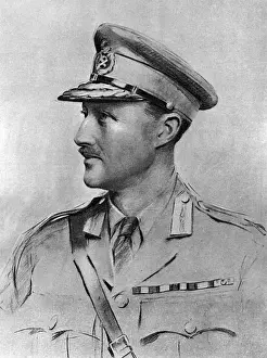 WWI Portrait Photography Drucke: Brigadier-General Frank Ramsay