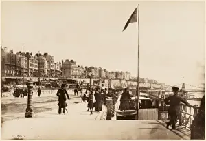 Vintage Seaside Photos Drucke: Brighton / Front / 1892