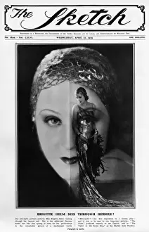Metropole Drucke: Brigitte Helm sieht durch sich selbst