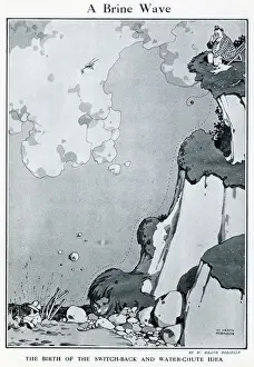 Ein Salzwasserwelle