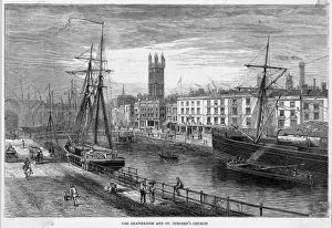 English Historic Landmarks Drucke: Bristol Drawbridge